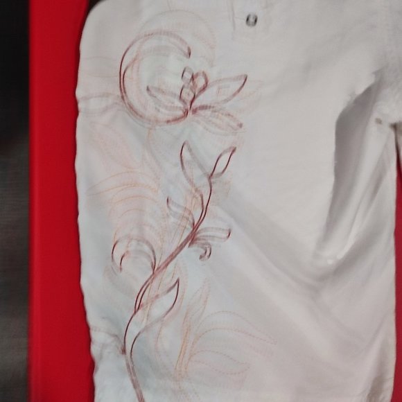 Adidas man's board short with embroidered flower size L - Picture 3 of 6